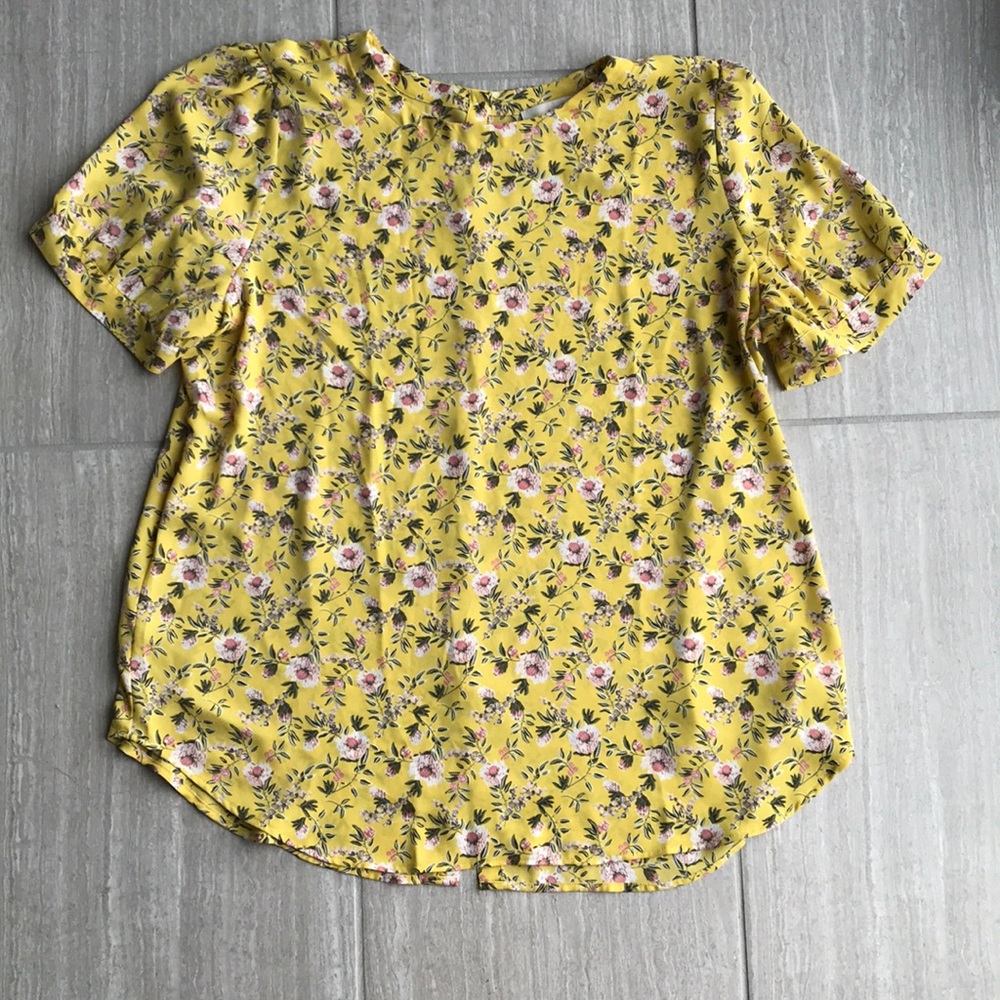 NEW LOFT floral blouse